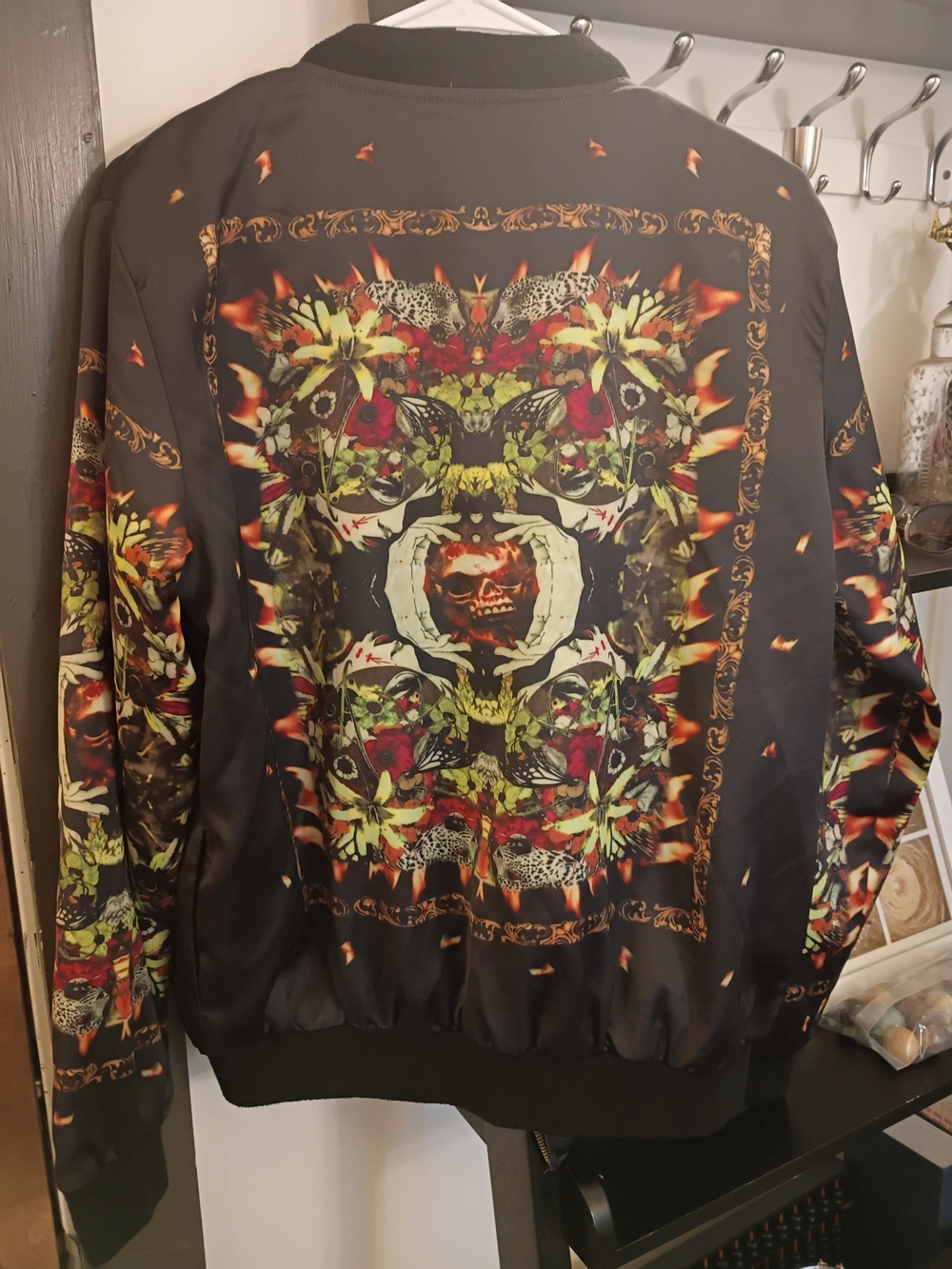 Hudson Nyc Men Euphoria Satin Jacket - Picture 3 of 5